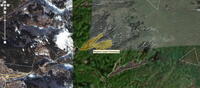 Видимост на Wikimapia около хижа Селимица