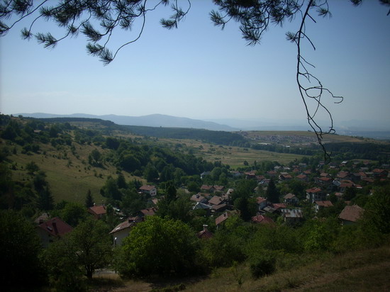 Гледка откъм вилната зона